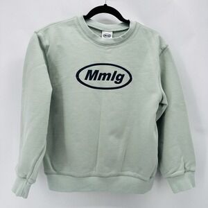MMGL 87mm Seoul Korea Sweatshirt Size M Green Cotton French Terry Preppy Street